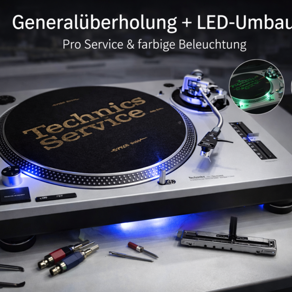 Bundle: Technics Generalüberholung + LED-Umbau