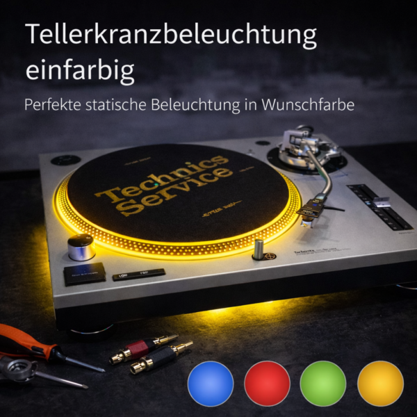 Technics Tellerkranz Beleuchtung einfarbig