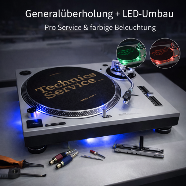 Bundle: Technics Generalüberholung + LED-Umbau